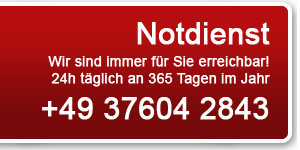 Notdienst-Telefon: +49 37604 2843